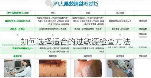 如何选择适合的过敏源检查方法