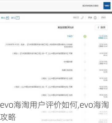 evo海淘用户评价如何,evo海淘攻略