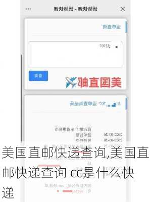美国直邮快递查询,美国直邮快递查询 cc是什么快递