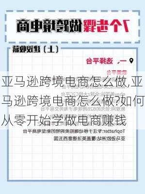 亚马逊跨境电商怎么做,亚马逊跨境电商怎么做?如何从零开始学做电商赚钱