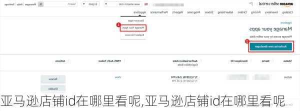 亚马逊店铺id在哪里看呢,亚马逊店铺id在哪里看呢