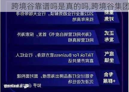 跨境谷靠谱吗是真的吗,跨境谷集团