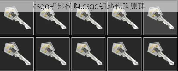 csgo钥匙代购,csgo钥匙代购原理