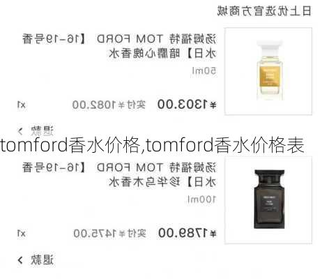 tomford香水价格,tomford香水价格表