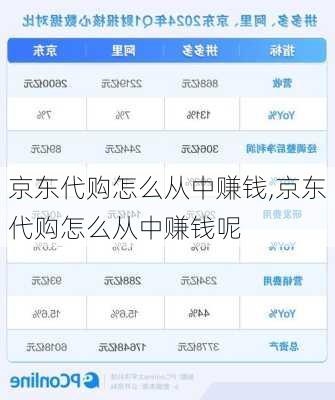 京东代购怎么从中赚钱,京东代购怎么从中赚钱呢