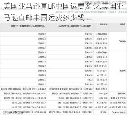 美国亚马逊直邮中国运费多少,美国亚马逊直邮中国运费多少钱