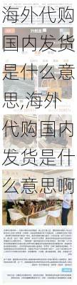 海外代购国内发货是什么意思,海外代购国内发货是什么意思啊