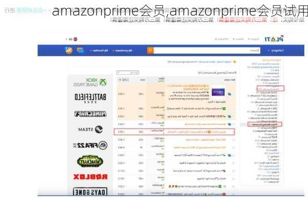 amazonprime会员,amazonprime会员试用