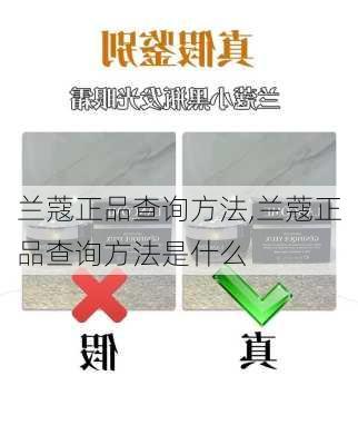 兰蔻正品查询方法,兰蔻正品查询方法是什么