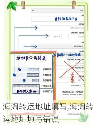 海淘转运地址填写,海淘转运地址填写错误