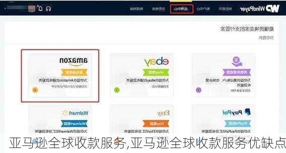 亚马逊全球收款服务,亚马逊全球收款服务优缺点