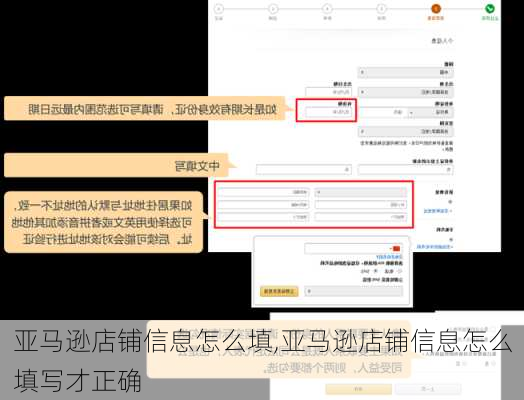 亚马逊店铺信息怎么填,亚马逊店铺信息怎么填写才正确