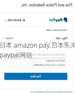 日本 amazon pay,日本乐天paypal网站